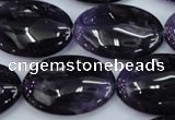 CNA296 15.5 inches 20*30mm oval A grade natural amethyst beads