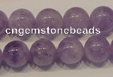 CNA302 15.5 inches 12mm round natural lavender amethyst beads