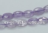 CNA328 15.5 inches 8*12mm faceted oval natural lavender amethyst beads