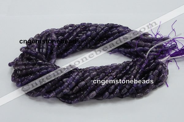 CNA33 15.5 inches 5*8mm rice grade A natural amethyst beads