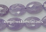 CNA331 15.5 inches 15*20mm faceted oval natural lavender amethyst beads