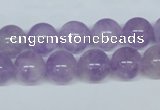 CNA404 15.5 inches 14mm round natural lavender amethyst beads