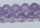 CNA405 15.5 inches 16mm round natural lavender amethyst beads