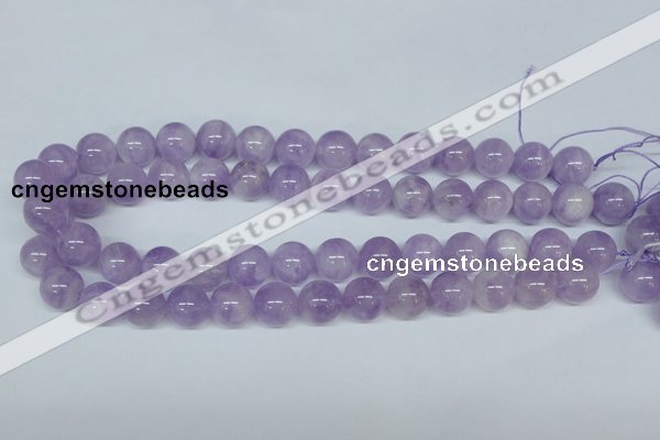 CNA405 15.5 inches 16mm round natural lavender amethyst beads