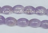 CNA412 15.5 inches 10*14mm rice natural lavender amethyst beads