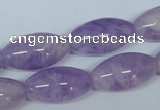 CNA413 15.5 inches 12*22mm rice natural lavender amethyst beads