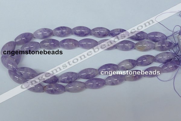 CNA413 15.5 inches 12*22mm rice natural lavender amethyst beads