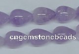 CNA418 15.5 inches 12*16mm teardrop natural lavender amethyst beads