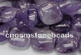 CNA42 15.5 inches 15*15mm square grade A natural amethyst beads