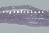 CNA420 15.5 inches 4mm faceted round natural lavender amethyst beads