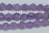 CNA432 15.5 inches 10*10mm skull shape natural lavender amethyst beads