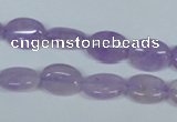 CNA443 15.5 inches 10*12mm oval natural lavender amethyst beads