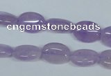 CNA444 15.5 inches 10*14mm oval natural lavender amethyst beads