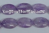 CNA447 15.5 inches 15*20mm oval natural lavender amethyst beads