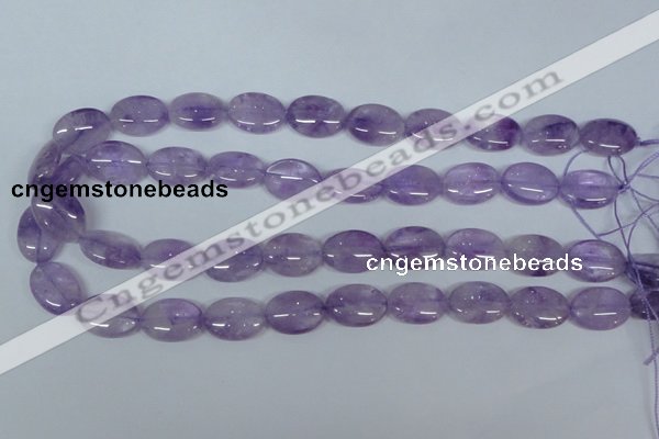 CNA447 15.5 inches 15*20mm oval natural lavender amethyst beads