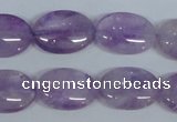 CNA448 15.5 inches 16*22mm oval natural lavender amethyst beads