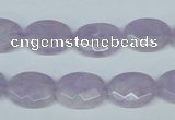 CNA455 15.5 inches 12*16mm faceted oval natural lavender amethyst beads