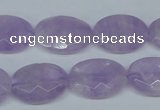 CNA456 15.5 inches 15*20mm faceted oval natural lavender amethyst beads