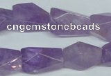 CNA467 15.5 inches 18*24mm faceted nugget natural lavender amethyst beads