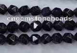 CNA500 15 inches 8mm faceted nuggets amethyst gemstone beads