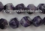 CNA506 15 inches 16mm faceted nuggets amethyst gemstone beads