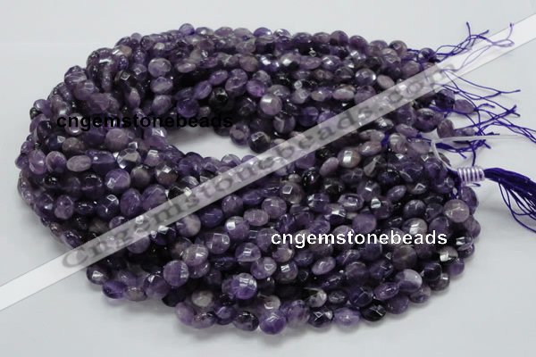 CNA56 15.5 inches 10mm faceted coin grade AB+ natural amethyst beads