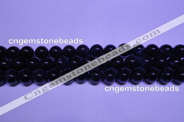 CNA561 15.5 inches 6mm round AA grade natural dark amethyst beads