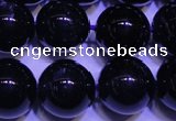 CNA572 15.5 inches 8mm round AAA grade natural dark amethyst beads