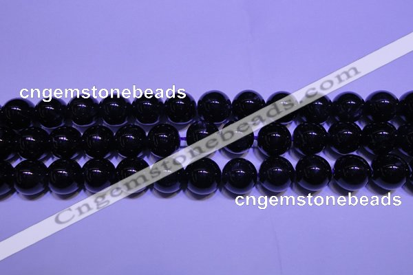 CNA572 15.5 inches 8mm round AAA grade natural dark amethyst beads