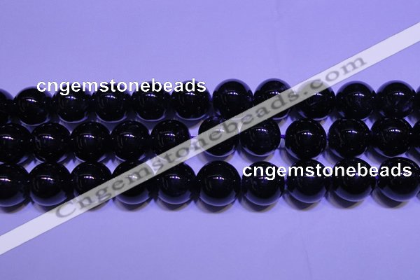 CNA575 15.5 inches 14mm round AAA grade natural dark amethyst beads