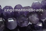 CNA64 15.5 inches 12*18mm freeform grade AB+ natural amethyst beads