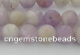 CNA672 15.5 inches 8mm round matte lavender amethyst beads