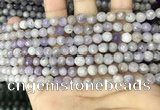 CNA685 15.5 inches 4mm faceted round lavender amethyst beads