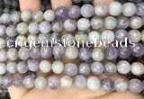 CNA687 15.5 inches 8mm faceted round lavender amethyst beads