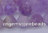 CNA694 15.5 inches 12mm faceted nuggets lavender amethyst beads