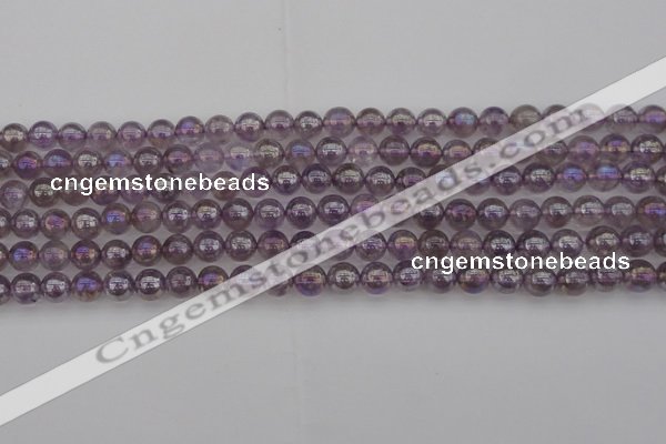 CNA701 15.5 inches 6mm round AB-color amethyst gemstone beads