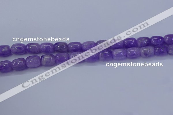 CNA716 15.5 inches 10*14mm drum lavender amethyst beads