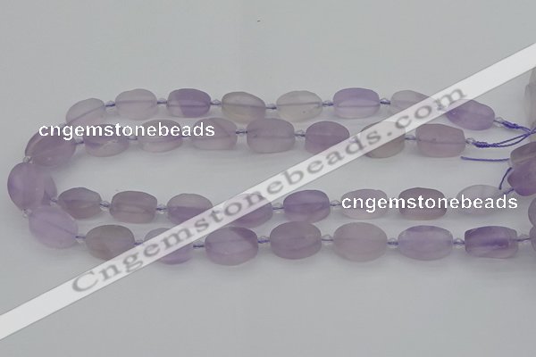 CNA723 15.5 inches 9*16mm oval amethyst gemstone beads wholesale