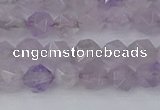 CNA761 15.5 inches 6mm faceted nuggets light lavender amethyst beads