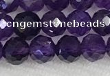 CNA774 15.5 inches 6mm faceted round amethyst gemstone beads