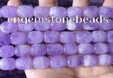 CNA785 15.5 inches 10*14mm drum lavender amethyst beads