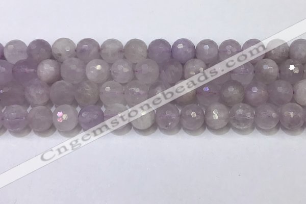 CNA791 15.5 inches 10mmm faceted round lavender amethyst beads