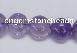 CNA806 15.5 inches 16mm round natural light amethyst beads