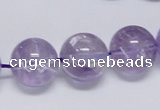 CNA807 15.5 inches 18mm round natural light amethyst beads