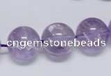 CNA807 15.5 inches 18mm round natural light amethyst beads