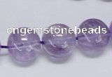 CNA808 15.5 inches 20mm round natural light amethyst beads