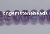 CNA810 15.5 inches 8*12mm rondelle natural light amethyst beads
