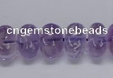 CNA812 15.5 inches 10*16mm rondelle natural light amethyst beads