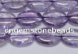 CNA830 15.5 inches 10*14mm oval natural light amethyst beads