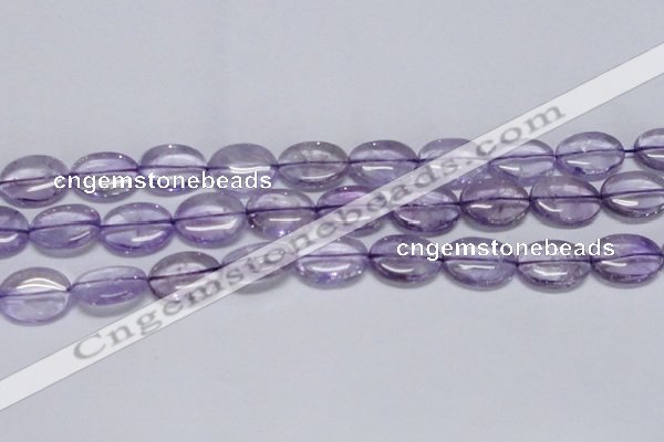 CNA833 15.5 inches 15*20mm oval natural light amethyst beads